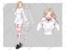 draw anime character reference sheet for you or vtuber