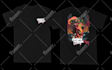make tshirt design in american comic or anime or manga style