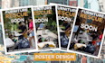 do creative movie poster design or event poster design