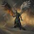 draw fantasy and grim dark digital art illustration