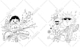 create cute doodles with my style