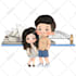 draw cute cartoon portrait based on your photo