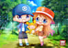 draw you and your pokemon in chibi style