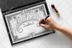 create logo for tattoo studio and tattoo artist