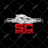 do a modern wheel, tire, and automobile modification logo