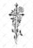 design your tattoo in a sketchy style, no ai