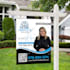 real estate sign yard sign design, street sign