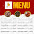 design creative restaurant or food menu in 24hrs