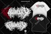 death metal, deathcore, or metalcore logo symbol or initial