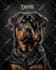 draw custom pet portrait, dog, cat portrait, royal, realistic, abstract artistic