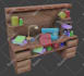 make a 3d model with stylized textures