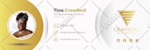 design clickable or static email signature in 2 hours