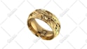 make 3d ring bracelet  jewelry design with realistic renders