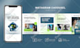 editable canva templates for instagram, linkedin carousel designs
