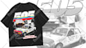 design vintage nascar graphic tee