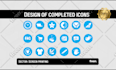 design custom icons for your application or web site