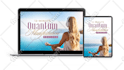 design digital product mockup, ecover bundle and course mockup