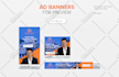 design 6 professional web banners for ads