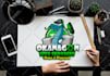 design modern cartoon characters, mascot logo design
