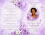design elegant funeral poster, obituary program, memorial