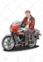 create motorcycle vector art