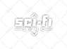 make 3d fantasy, sci fi, rpg game logo title in dark theme