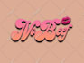 design  hand lettering, typography , retro script ,t shirt