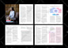 design aesthetic book interior layout with print formatting in indesign