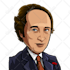 make your photo into a cartoon big head in my style