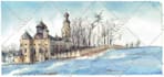 paint landscapes in watercolor