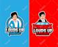 cute cartoon kawaii mascot podcast cover art caricature logo