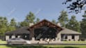 create 3d rendering for house exterior, architecture design
