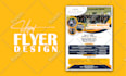 do urgent flyer,marketing material,corporate flyer,one pager,sell sheet