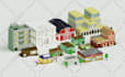 design and modeling assets in voxel art for games and nft