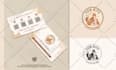 draw a retro badge logo in classic hand drawn vintage style with brand identity