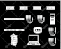 design modern flat custom vector graphic icons