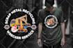 create custom typography t shirt design for print on demand