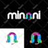 design a flat minimalist logo