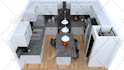 do interior exterior design, 3d modeling and architectural rendering in sketchup