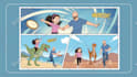 create a personalized comic strip for you in a cartoon style
