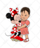 make a cute cartoon illustration
