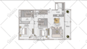 draw architectural 2d floor plan and autocad 2d floor plan for interior design