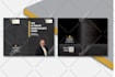 design corporate presentation folder and letterhead