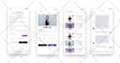 design mordern mobile app UI UX in figma with wireframes and prototype