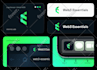 design modern startup tech, crypto, web3, saas, tech, fintech, ai