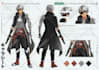 draw custom character sheet, reference sheet design in anime style for oc detail