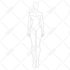 draw pixel flat sketches drawing for fashion collection