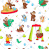create cute vector seamless pattern