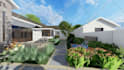 design house plan with 2d drawing and 3d modeling