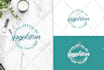design highly creative feminine hand drawn logo design for your branding